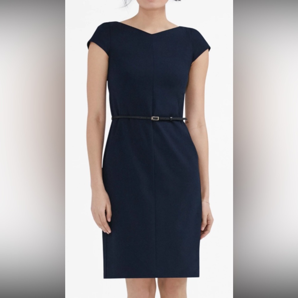 MM Lafleur NISA Cap Sleeve Sheath Dress